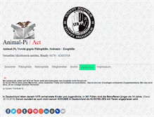 Tablet Screenshot of animal-pi.com